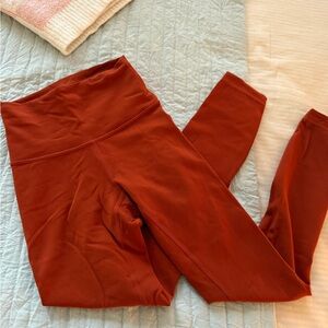 lululemon athletica Rust Leggings